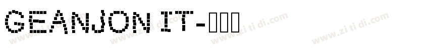 GEANJON IT字体转换